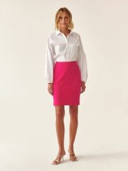 TATUUM Spódnica w kolorze różowym rozmiar: 38. Różowe spódnice Tatuum, na co dzień, bez wzorów, midi, proste. Za 154.95 zł.