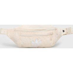 Adidas Originals nerka kolor beżowy. Brązowe nerki i saszetki adidas Originals, bez wzorów, z materiału, z nadrukiem, bez dodatków. Za 119.99 zł.