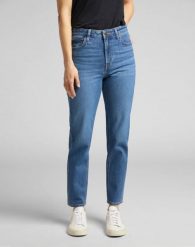LEE CAROL WORN IRIS L30UMWQW 112139803. Niebieskie jeansy Lee, l, bez wzorów, z jeansu. Za 199.99 zł.