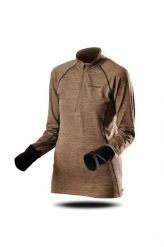 Bluza Trimm CLINIC LADY. Szare bluzy bez kaptura TRIMM, na wiosnę, uniwersalny, bez wzorów, z jersey, bez kaptura, do biegania. Za 160.00 zł.