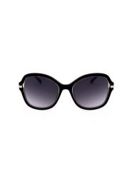Guess Damskie okulary przeciwsłoneczne w kolorze złoto-czarnym rozmiar: 54. Czarne okulary przeciwsłoneczne Guess, z aplikacjami, z tworzywa sztucznego, metalowe. Za 144.95 zł.