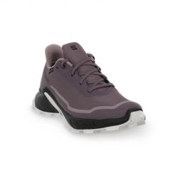 Buty do biegania damskie Salomon Alphacross 5 Gtx. Fioletowe buty do biegania Salomon, z materiału, bez zapięcia. Za 580.05 zł.