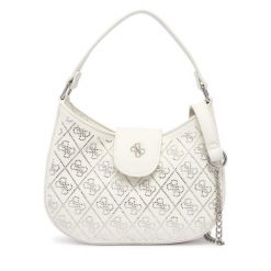Torebka Guess. Białe torebki klasyczne Guess, z aplikacjami, klasyczne, bez dodatków. Za 294.99 zł.