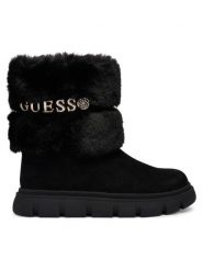 Guess Śniegowce FLFMEL ELE10 Czarny. Czarne śniegowce Guess, z aplikacjami, bez zapięcia. Za 634.99 zł.