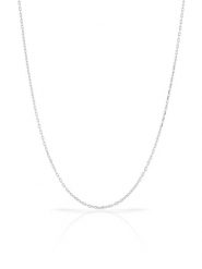 Miu Silver Srebrny naszyjnik - dł. 42 cm rozmiar: onesize. Szare naszyjniki Miu Silver, z materiału, srebrne. Za 56.99 zł.