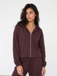 Rozpinana bluza dresowa z kapturem, z grubej prążkowanej dzianiny - czerwony. Czerwone bluzy z kapturem Sinsay, l, bez wzorów, z dresówki, z kapturem. Za 59.99 zł.