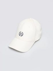 Czapka z daszkiem z haftem biała Centi 100. Białe czapki z daszkiem BIG STAR, bez wzorów, z bawełny, eleganckie. Za 79.99 zł.