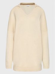 Peserico Easy Sweter M99809F07 09470 Beżowy Regular Fit. Brązowe swetry Peserico Easy, m, bez wzorów, z wełny, bez ramiączek. Za 739.99 zł.