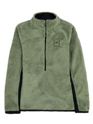 Burton Bluza polarowa "[ak] Baker High Loft" w kolorze zielono-czarnym rozmiar: S. Czarne bluzy bez kaptura Burton, s, bez wzorów, z polaru, bez kaptura. Za 167.28 zł.