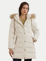 LAUREN RALPH LAUREN Kurtka puchowa 297957509002 Écru Regular Fit. Kurtki Lauren Ralph Lauren, l, bez wzorów, z puchu, bez kaptura. Za 1,039.00 zł.