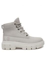 Timberland Trapery TB0A5RPR0321 Biały. Białe traperki Timberland, bez wzorów, ze skóry, bez obcasa, bez zapięcia. Za 629.99 zł.