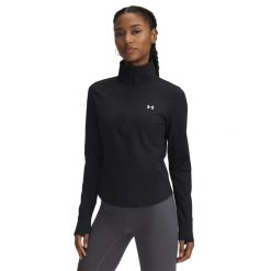Under Armour sweter sportowy damski L/40, 100% poliester. Czarne swetry Under Armour, l, bez wzorów, z poliesteru, sportowe, bez ramiączek. Za 265.99 zł.