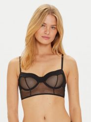 Undress Code Biustonosz z fiszbiną Oh Mon Dieu 728 Czarny. Czarne biustonosze Undress Code, bez wzorów, z syntetyku. Za 179.99 zł.