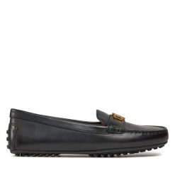 Mokasyny LAUREN RALPH LAUREN. Czarne mokasyny Lauren Ralph Lauren, bez wzorów. Za 659.99 zł.