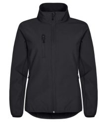 Clique Klasyczna Kurtka Softshell Damska – 3-warstwowa, 96% poliester z. Czarne kurtki CLIQUE, m, bez wzorów, z poliesteru, eleganckie, bez kaptura. Za 265.94 zł.
