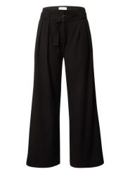 LeGer Spodnie "Viveka" w kolorze czarnym rozmiar: 34. Czarne spodnie materiałowe LeGer, bez wzorów, z materiału, z podwyższonym stanem. Za 179.22 zł.