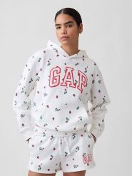 GAP Bluza w kolorze białym rozmiar: XS. Białe bluzy GAP, xs, bez wzorów, bez ramiączek, z kapturem. Za 154.95 zł.