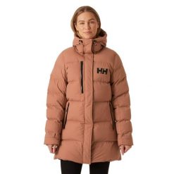 Damska kurtka puchowa Helly Hansen Adore. Brązowe kurtki Helly Hansen, m, bez wzorów, z puchu, casualowe, bez kaptura. Za 1,465.00 zł.