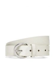 Calvin Klein Pasek Damski Classic Buckle Aop 30Mm LV04K7019G Biały. Białe paski Calvin Klein, bez wzorów, ze skóry. Za 199.99 zł.