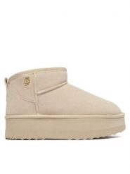 Liu Jo Śniegowce Jane 01 SF5105 PX002 Beżowy. Brązowe śniegowce Liu Jo, bez wzorów, ze skóry, bez zapięcia. Za 379.99 zł.