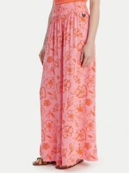 Roxy Spodnie materiałowe W126-RXLTR-1022-13P Różowy Regular Fit. Czerwone spodnie materiałowe Roxy, bez wzorów, z materiału. Za 129.99 zł.