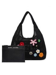 Marc Jacobs Torebka The Daisy Crochet Sack 2P5HSH027H03 Czarny. Czarne torebki klasyczne Marc Jacobs, bez wzorów, z materiału, bez dodatków. Za 1,499.00 zł.