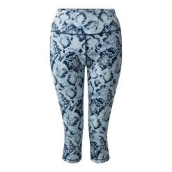 Damskie legginsy 3/4 Dare 2B Influential II. Niebieskie legginsy Dare 2b, bez wzorów, sportowe. W wyprzedaży za 166.50 zł.