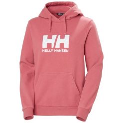 Kurtka dresowa damska z logo Helly Hansen 2.0. Czerwone kurtki Helly Hansen, bez wzorów, z dresówki, bez kaptura. Za 367.80 zł.