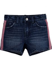 Levi's Kids Szorty dżinsowe w kolorze granatowym rozmiar: 158. Niebieskie szorty Levi's Kids, z aplikacjami, klasyczne. Za 104.95 zł.