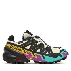 Buty do biegania Salomon. Żółte buty do biegania Salomon, bez wzorów, z gore-texu, bez zapięcia, do biegania, salomon speedcross, gore-tex. Za 639.99 zł.