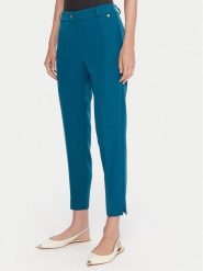 Maryley Spodnie materiałowe 25IB52Z/M17/43LK Turkusowy Regular Fit. Niebieskie spodnie materiałowe Maryley, bez wzorów, z materiału. Za 259.99 zł.