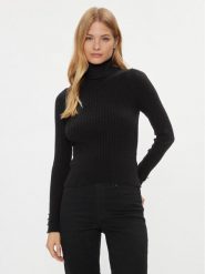 ONLY Golf 15306928 Czarny Regular Fit. Czarne swetry ONLY, s, bez wzorów, z wiskozy, bez ramiączek. Za 189.99 zł.