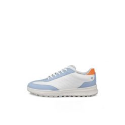 Damskie buty golfowe bez korków Ecco Street Vibe. Białe buty treningowe ECCO, bez wzorów, ze skóry, bez zapięcia, na golfa. Za 571.50 zł.
