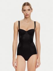 Dolce&Gabbana Body O9A05T ONO13 Czarny Slim Fit. Czarne body i gorsety Dolce&Gabbana, bez wzorów, z jedwabiu, bez ramiączek. Za 3,479.00 zł.