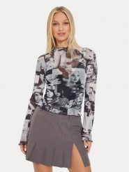 Guess Bluzka Adriana W4YP04 KBBF2 Kolorowy Regular Fit. Bluzki Guess, s, z aplikacjami, z syntetyku, bez kołnierzyka, bez ramiączek. Za 229.99 zł.