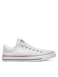 Converse Trampki Chuck Taylor All Star Madison Ox 563509C Biały. Białe trampki Converse, bez wzorów, z materiału, retro, bez zapięcia. Za 259.99 zł.