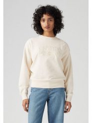 Levi's Bluza w kolorze kremowym rozmiar: M. Brązowe bluzy Levi's, m, bez wzorów, z bawełny, bez ramiączek, bez kaptura. Za 158.10 zł.