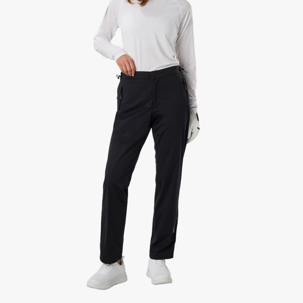 Spodnie Outdoor Golf Kobieta On Course Wodoodporny. Czarne swetry SWEDEMOUNT, l, bez wzorów, z materiału, wakacyjne, moda ciążowa, bez ramiączek. Za 329.99 zł.