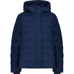 Kurtka puchowa zapinana na zamek z odpinanym kapturem damska CMP. Niebieskie kurtki CMP, bez wzorów, z puchu, sportowe, z kapturem. W wyprzedaży za 518.90 zł.