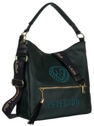 Worek c. zielony Peterson PTN 22104. Zielone torebki klasyczne Peterson, bez wzorów, ze skóry ekologicznej, na ramię, bez dodatków. Za 289.99 zł.