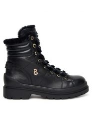 Bogner Botki St.Moritz S 14 A 22546503 Czarny. Czarne botki Bogner, bez wzorów, ze skóry, bez obcasa, na płaskiej podeszwie, bez zapięcia. Za 1,699.00 zł.