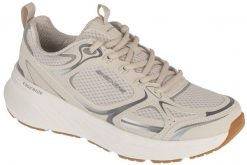 Buty sportowe Sneakersy damskie, Edgeride - Silver Eclipse. Brązowe buty treningowe Skechers, bez wzorów, z materiału, przed kostkę, bez zapięcia, trekkingowe. Za 339.99 zł.