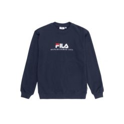 Bluza Fila Valsera Logo. Niebieskie bluzy Fila, l, bez wzorów, z dresówki, eleganckie, bez ramiączek, bez kaptura. Za 255.50 zł.