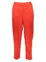 Kaffe Spodnie chino "Sakura" w kolorze koralowym rozmiar: 42. Czerwone chinosy Kaffe, bez wzorów. Za 82.83 zł.