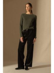 Perfect Cashmere Kaszmirowy sweter w kolorze khaki rozmiar: M. Brązowe swetry Perfect Cashmere, m, bez wzorów, z kaszmiru, bez ramiączek. Za 326.99 zł.