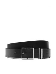 Calvin Klein Pasek Damski Branded Loop Square Belt 2.5 K60K612866 Czarny. Czarne paski Calvin Klein, bez wzorów, ze skóry. Za 149.99 zł.