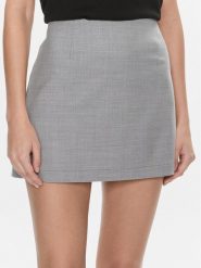 Herskind Spódnica mini Debby 5003879 Szary Regular Fit. Szare spódnice Herskind, bez wzorów, z syntetyku, mini. Za 1,069.00 zł.