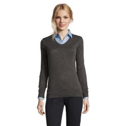 Damski Sweter Glory. Brązowe swetry SOL'S, s, bez wzorów, bez ramiączek. Za 156.99 zł.