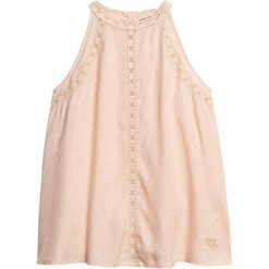 Koszulka turystyczna damska SuperDry Lace Sleeveless High Nech Top. Czerwone topy sportowe Superdry, s, bez wzorów, z wiskozy. Za 147.00 zł.