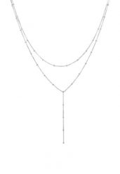 Elli Damski naszyjnik w kształcie litery Y z kulkami ze srebra próby 925 Sterling Silver Naszyjniki 1 ct. Szare naszyjniki Elli, z materiału, srebrne. Za 243.99 zł.